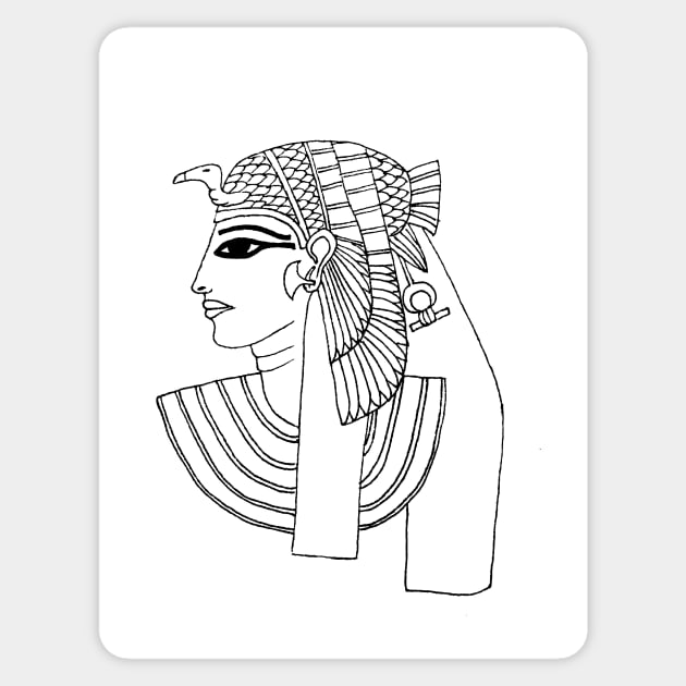 Nefertari Sticker by thehistorygirl